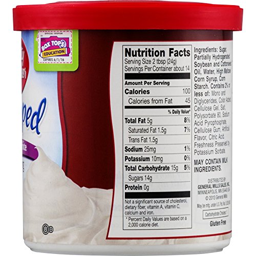 Betty Crocker, Ready-to-Serve, Soft Whipped Frosting, Fluffy White, 12-Ounce Tub (Pack of 3)