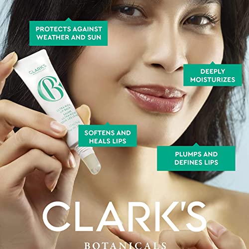 Clark's Botanicals Ultra Rich Lip Balm: Organic Vegan Lip Moisturizer With Vitamin E, Shea, Mango & Avocado Butter - Stimulating Lip Treatment #TOP4
