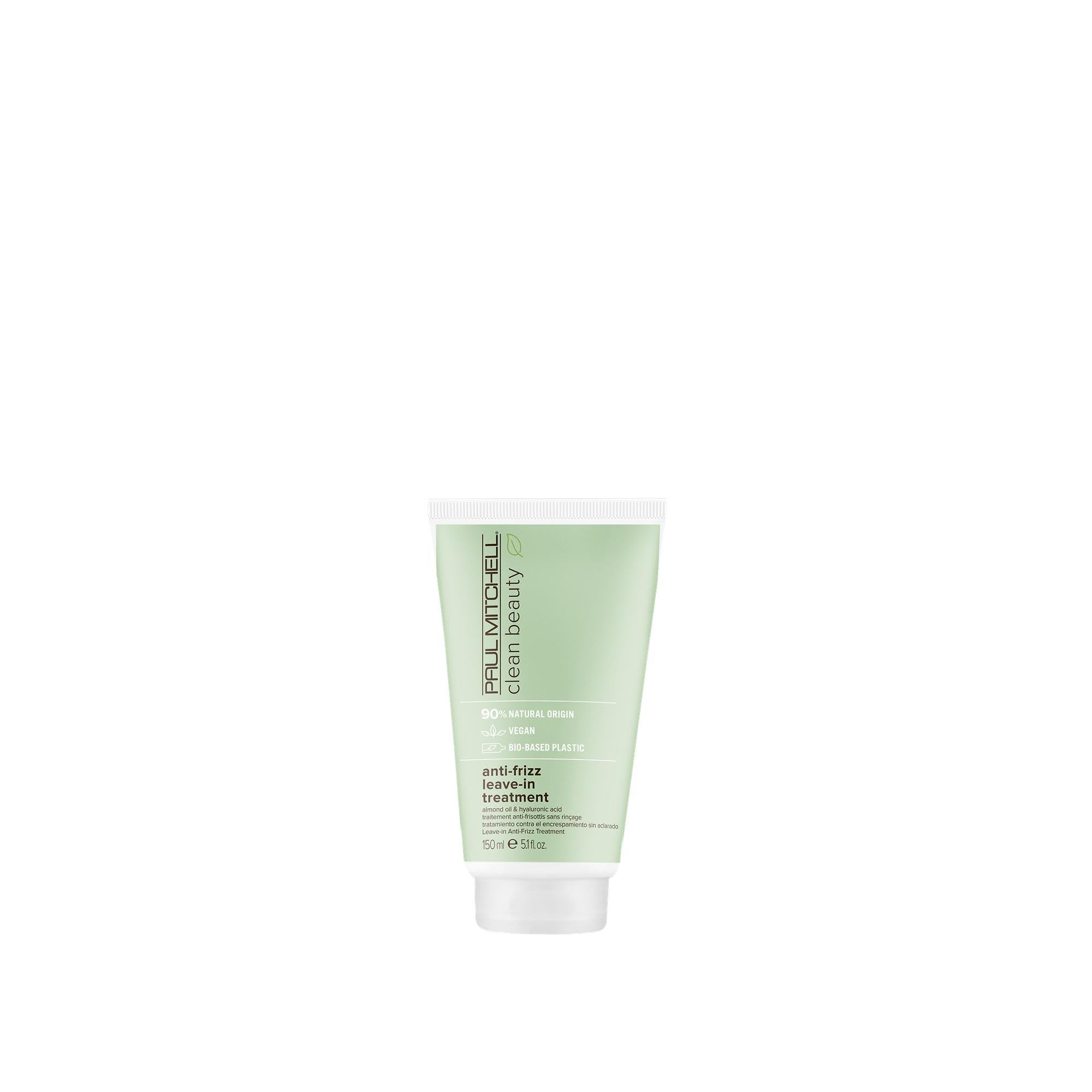 Paul Mitchell Clean Beauty Smooth Anti-Frizz Leave-In Treatment – vegane Haarpflege für geschädigtes Haar, Haar-Kur mit Mandel-Öl – 150 ml