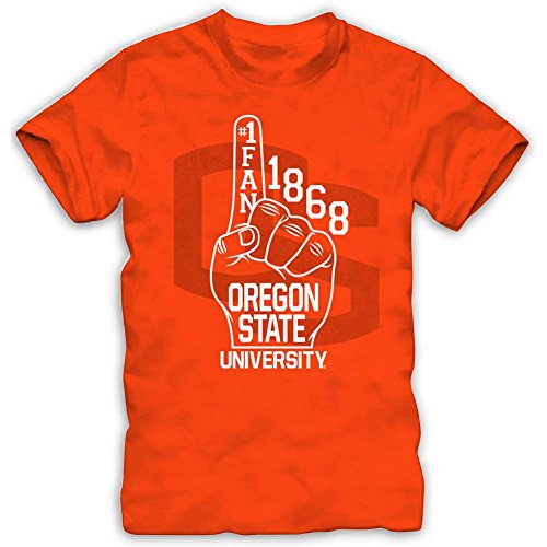 Oregon State Beavers Essential Fan T-Shirt - Men - L Orange