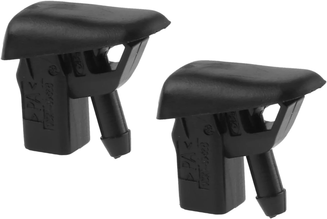2Pcs C2S16868 Black Plastic Car Windscreen Windshield Wiper Washer Jet Spray Nozzles Replacement Compatible with Jaguar X-Type 2001-2010