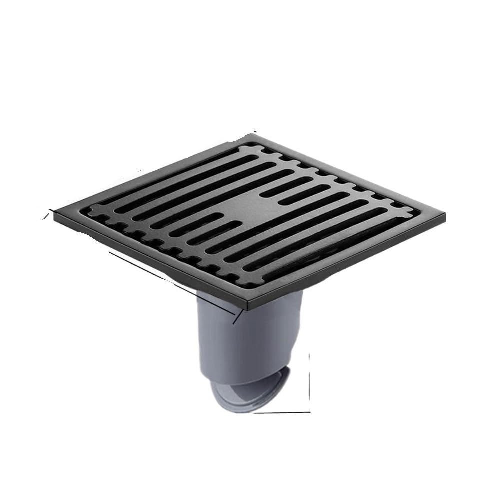 Sunrrafck Gun Grey-Single 1Pc Stainless Steel Floor Drains Square Washing Machine Deodorant Drainer Shower Strainer Cover For Bathroom Toilet Accessories(Gun Grey-Single)