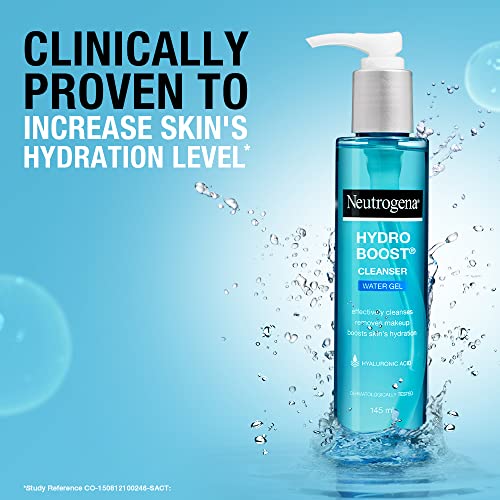 Neutrogena Hydro Boost Water Gel Cleanser, Transparent, 145 ml (26829085) - Image 6