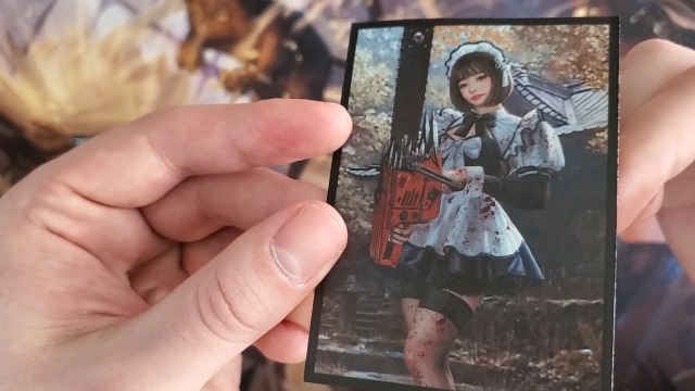 Amazon.com: Fantasy North - Akako - Chainsaw Maid - 100 Smooth Matte TCG  Trading Card Sleeves - Anime - Fits Magic MTG Commander Pokemon and Other  Card Games - Playing Card Sleeves : Toys & Games