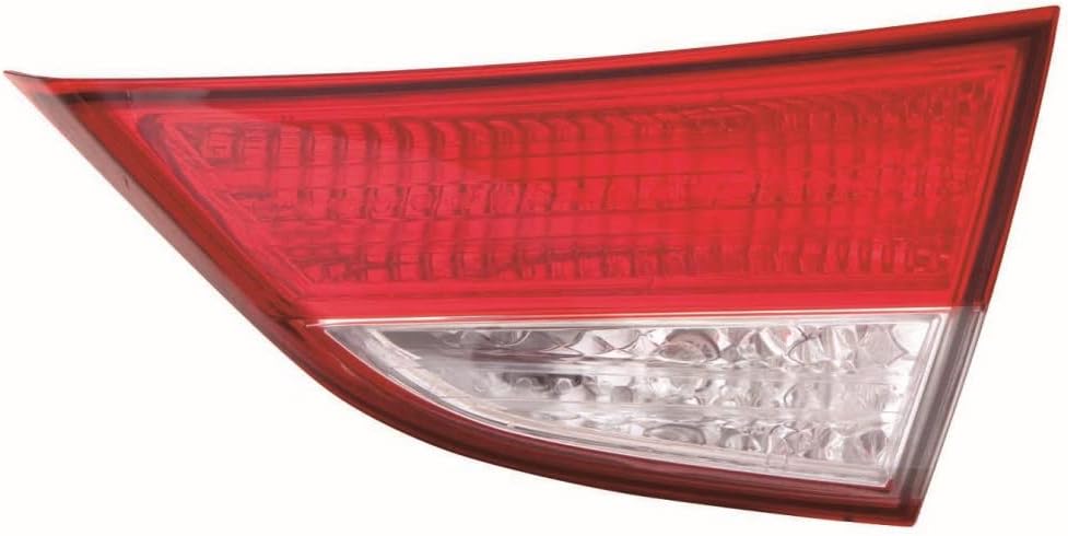 CarLights360 For Hyundai Elantra 2011 2012 2013 Inner Tail Light Assembly Inner Driver Side DOT Certified | HY2802115 | 92403 3Y000