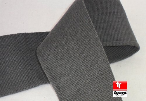 65mm Pure Cotton Thick Tape Thick Webbing Strap Tent Upholestry Bags Sturdy Cotton Straps Harness Craft Grey 5 Meter Tyagi Craft