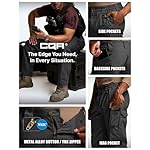 CQR Men's Tactical Pants, Water Resistant Ripstop Cargo Pants, Lightweight EDC Work Hiking Pants, Outdoor Apparel - Image 5