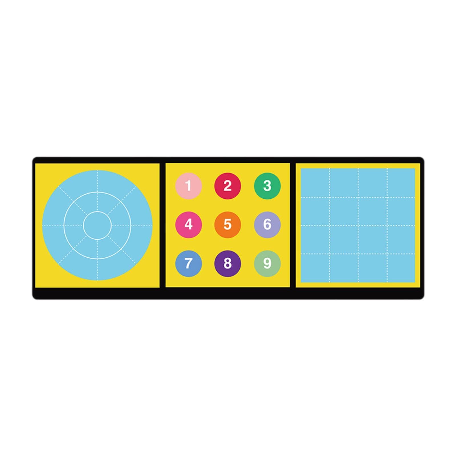 Colaxi Kids Footstep Training Mat Agility Ladder Pad Unique Enhance Physical Abilities Practice Children Versatile Compact Anti Slip, Colorful