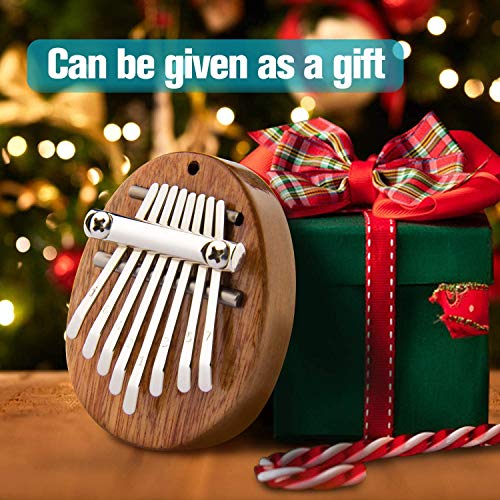 Mini kalimba à 8 touches en bois massif, piano à pouce portable marimba musical avec cordon, cadeau pour enfants… - Les Beatles, Paul McCartney, John Lennon, RIngo Starr, George Harrison Mini kalimba à 8 touches en bois massif, piano à pouce portable marimba musical avec cordon, cadeau pour enfants… – Image 7