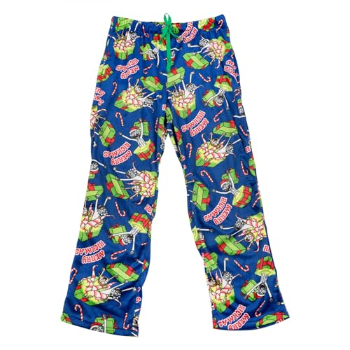 Rick And Morty Christmas Portals All Over Print Sleep Pants4