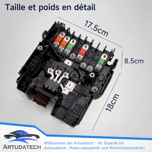 Artudatech boîte à fusibles Module de Tension 9675350380 pièce de Rechange Compatible avec Citroën C4 Picasso Compatible avec Peugeot 3008 5008 – vue 7