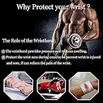 YUNYILAN 2 Pack Wrist Brace Adjustable Wrist Support Wrist Straps for Fitness Weightlifting, Tendonitis, Carpal Tunnel Arthritis, Wrist Wraps Wrist Pain Relief Highly Elastic (Black) - Image 5
