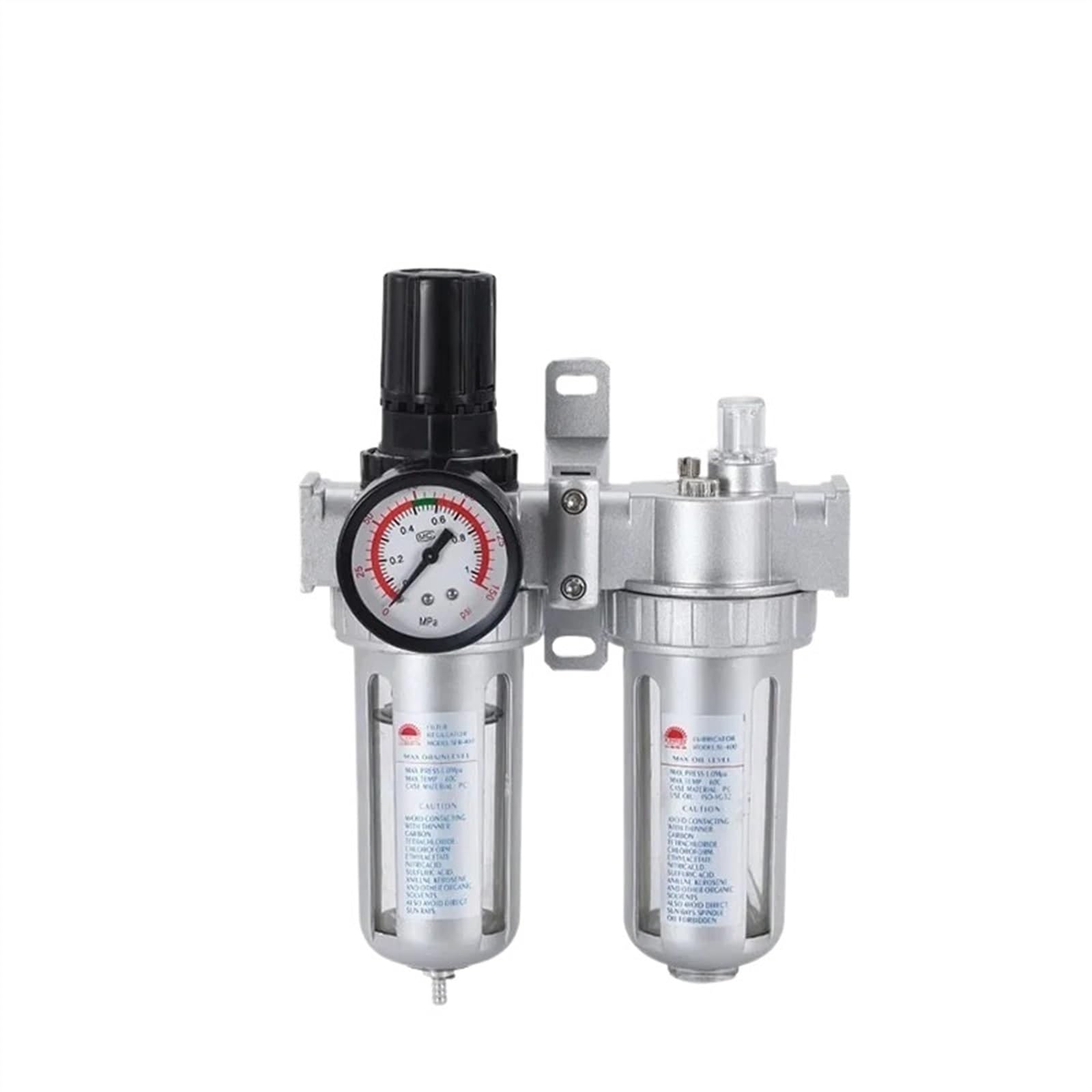 Filtro regulador SFC400 1/2 para compresor con separador de aceite y agua