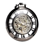 2. GUTE QUALITÄT - 100 % Brandneu mit exzellenter verarbeitung, Präzises mechanisches uhrwerk, Elegantes gehäuse mit langkettigen, Gute Touch-Gefühl. Fit für ungezwungenen Umgebung und geschäftlichen Anlass. Für Sicherheit, die vorderseite besteht aus Acryl anstelle von Glas.