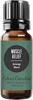 Edens Garden Muscle Relief Essential Oil Synergy Blend, 100% Pure Therapeutic Grade (Undiluted Natural/ Homeopathic Aromat...