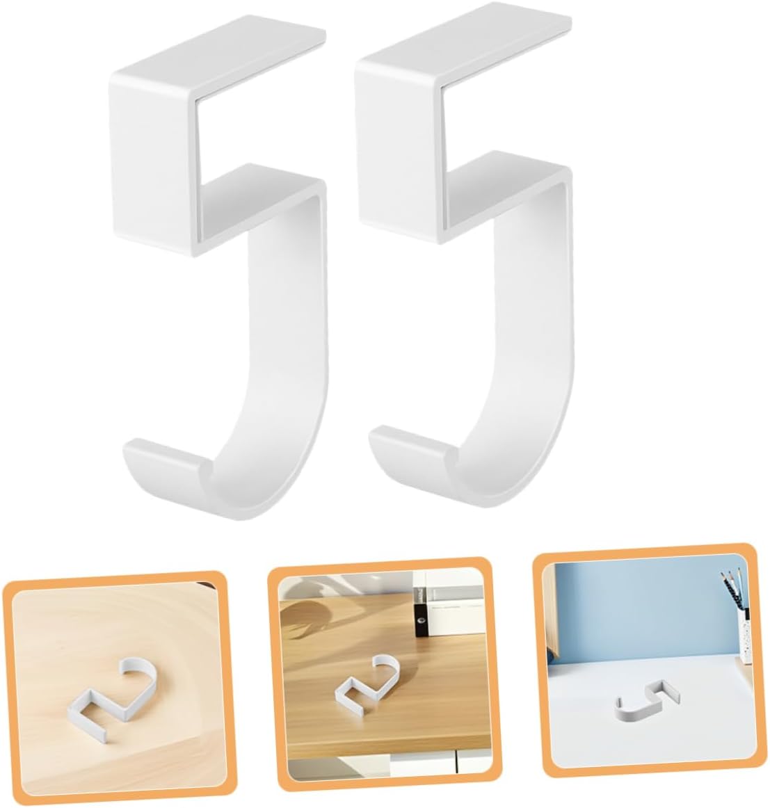 GLEAVI 2pcs Aluminum Alloy Hook up Handbag Organizer Hanging Storage Purse Hanger Closet Hanger Hooks Desk Mount Bag Holder