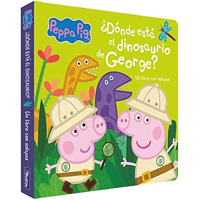 Peppa Pig. Libro de cart&oacute;n con solapas - &iquest;D&oacute;nde est&aacute; el dinosaurio de George?