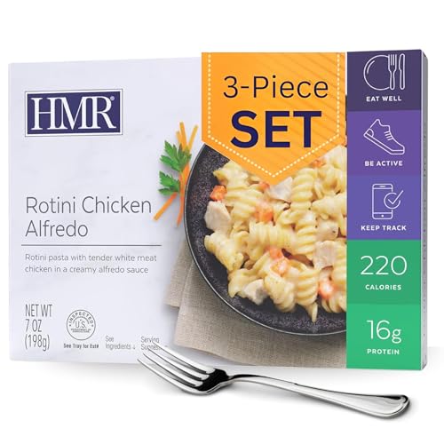 HMR Rotini Chicken Alfredo Entrée | Pre-packaged Lunch or Dinner to Support Healthy Eating | Ready...