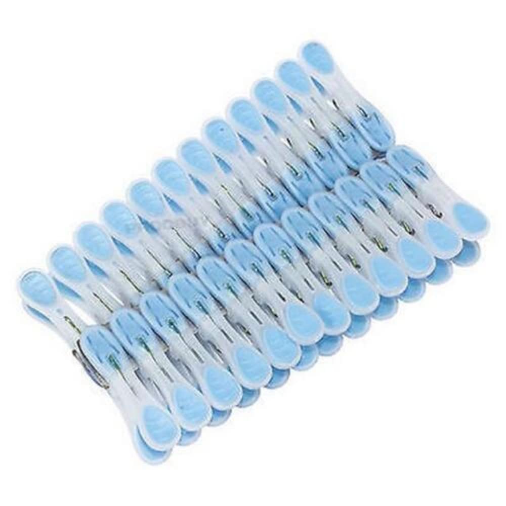 Addis Medium Pegs, Blue Clear