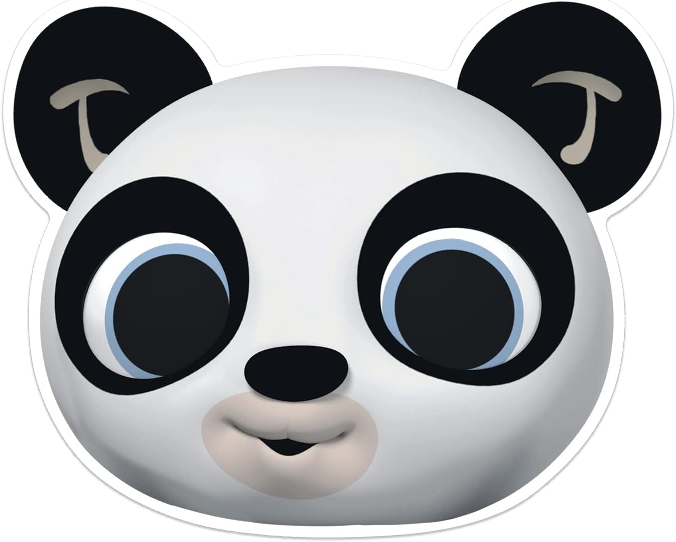 STAR CUTOUTSSM425 Pando Single Panda Cardboard Face Mask