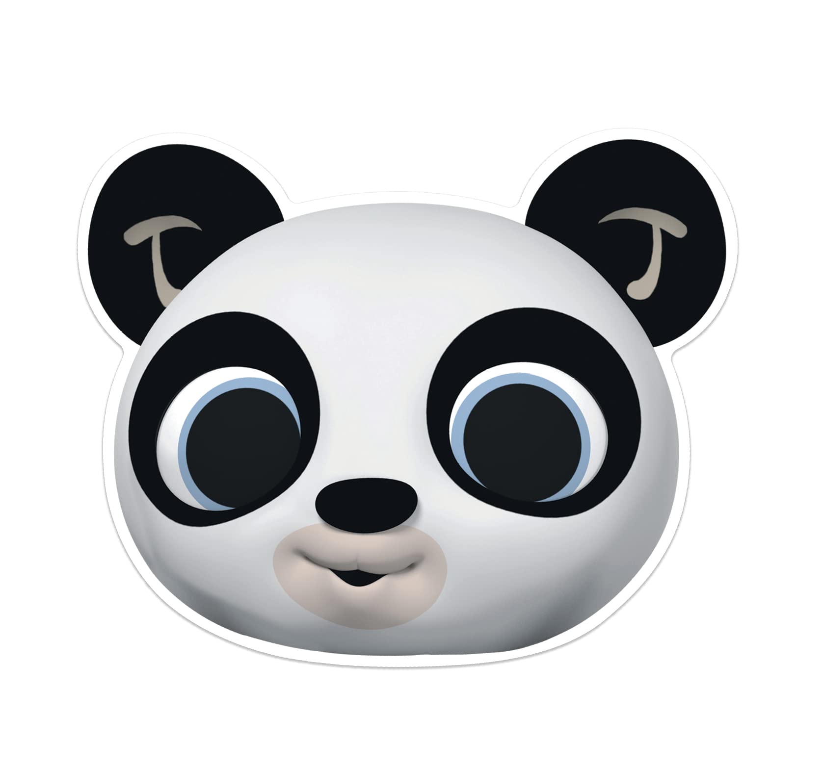 STAR CUTOUTSSM425 Pando Single Panda Cardboard Face Mask