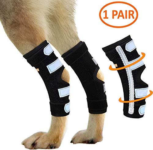 NeoAlly Braces for Dog Rear Legs Super Supportive with Dual Metal Spring Inserts