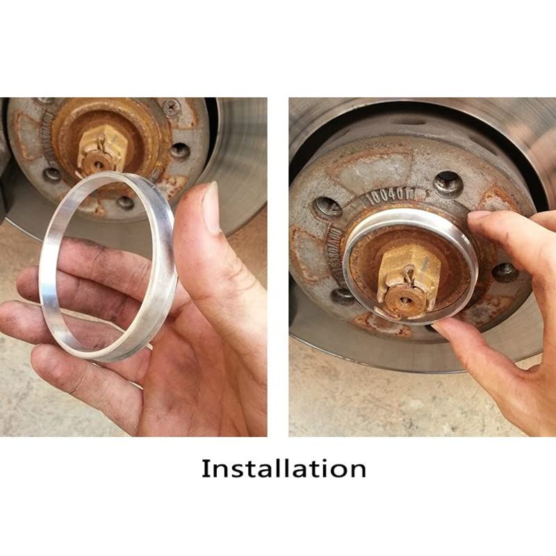 Anelli Di Centraggio Ruota In Alluminio 4 Pezzi - Adattatori Da 110.1mm A 100.1mm Per Mozzi Auto