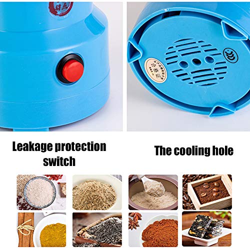 KKmoon Moedor de grãos de café elétrico multiuso Máquina de moagem de aço inoxidável para sementes e
