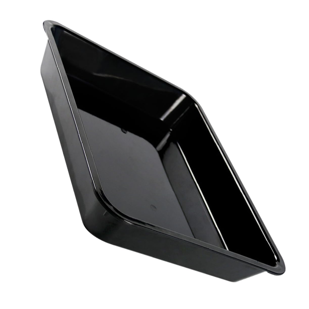 SOLUSTRE Practical Food Tray Storage Container Circular Arc Ductile Deformation Resistant Meat Packing