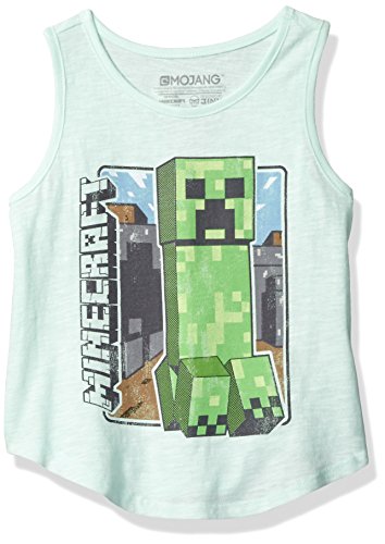 Minecraft Girls' Vintage Creeper Tank Top