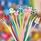 30 Kristalle Gelschreiber Set, Kawaii Gel Stifte Tiere und Blumen, Fidget Pen Kinder, Squishy Stifte für Mitgebsel Kindergeburtstag, Give Aways Kindergeburtstag Gastgeschenke