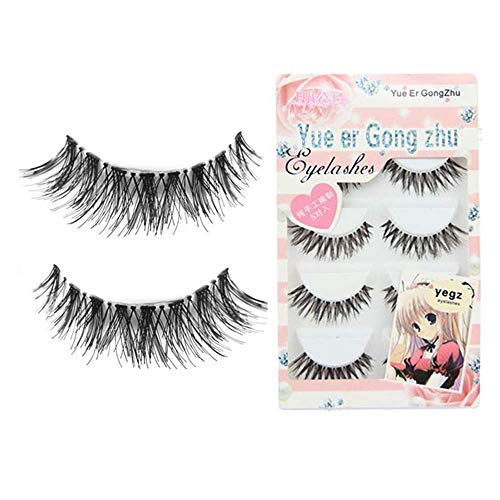 Preisvergleich Produktbild Winkey Großer Abverkauf! 5 Paare / Los gekreuzte falsche Wimpern Japanische, getuftete, unordentliche Modelle 5 Paare gefälschte Wimpern