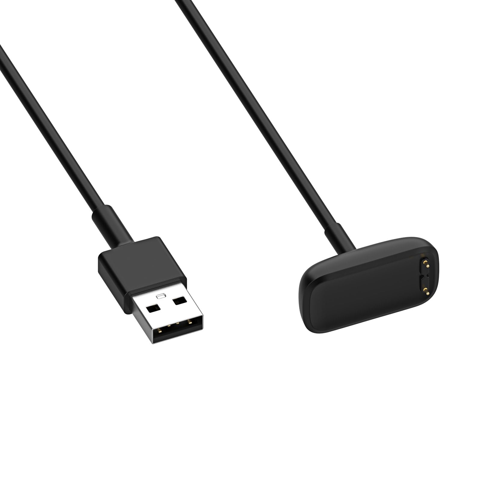AKYGA AK-SW-45 kabel do ładowania USB, kompatybilny z Fitbit Luxe/Charge 5 / Charge 6, 1 m, czarna ładowarka