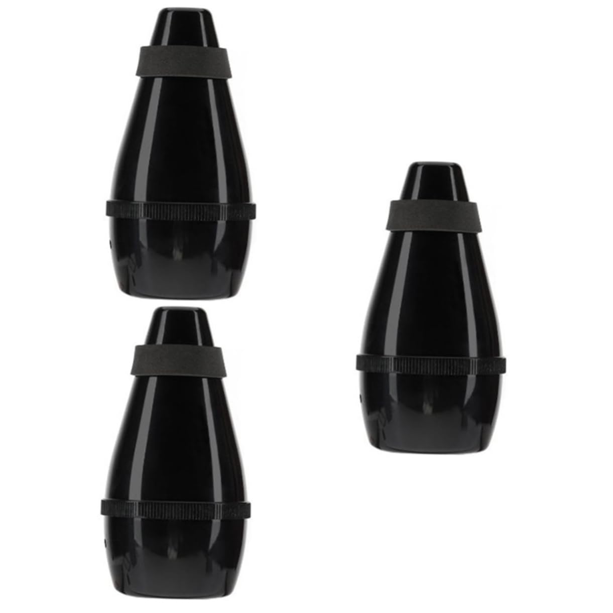 FAVOMOTO 3pcs Mini Trumpet Practice Mute Light-weight Plastic Mute for Quiet Practice Trumpet Accessories
