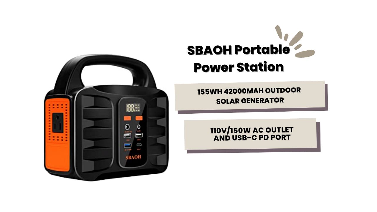 Watch SBAOH Portable Power Station on Amazon Live