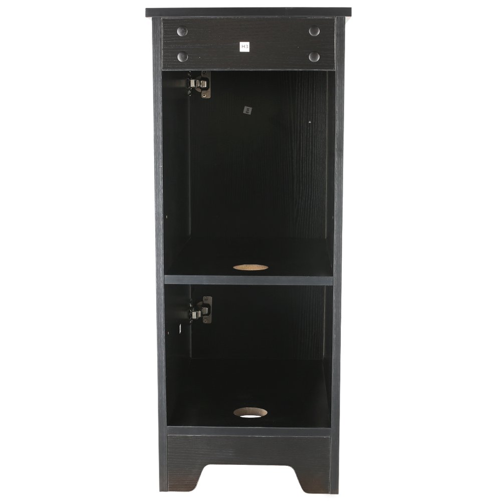 Mahayla Small Bathroom Vanity Sink White Heavy Duty Ceramic