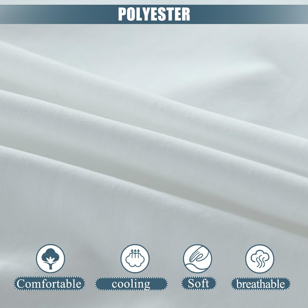 Lot de 2 housses de table de spa lavables avec jupe - Drap de lit complet pour tables de 80 x 190 cm - Jupe de canapé professionnelle