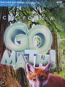 Paperback California Go Math Common Core Grade 3 Teacher's Edition Chapter 3 Book
