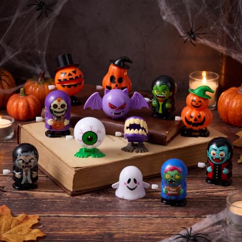 JOYIN 18 Pcs Halloween Wind Up Toys, Jumping Windup Toys Assortment for Kids Halloween Party Favors, Treat or Treats Bag Stuffers, Goodies Bag Fillers, School Classroom Gift, Carnival Prizes - Image 9