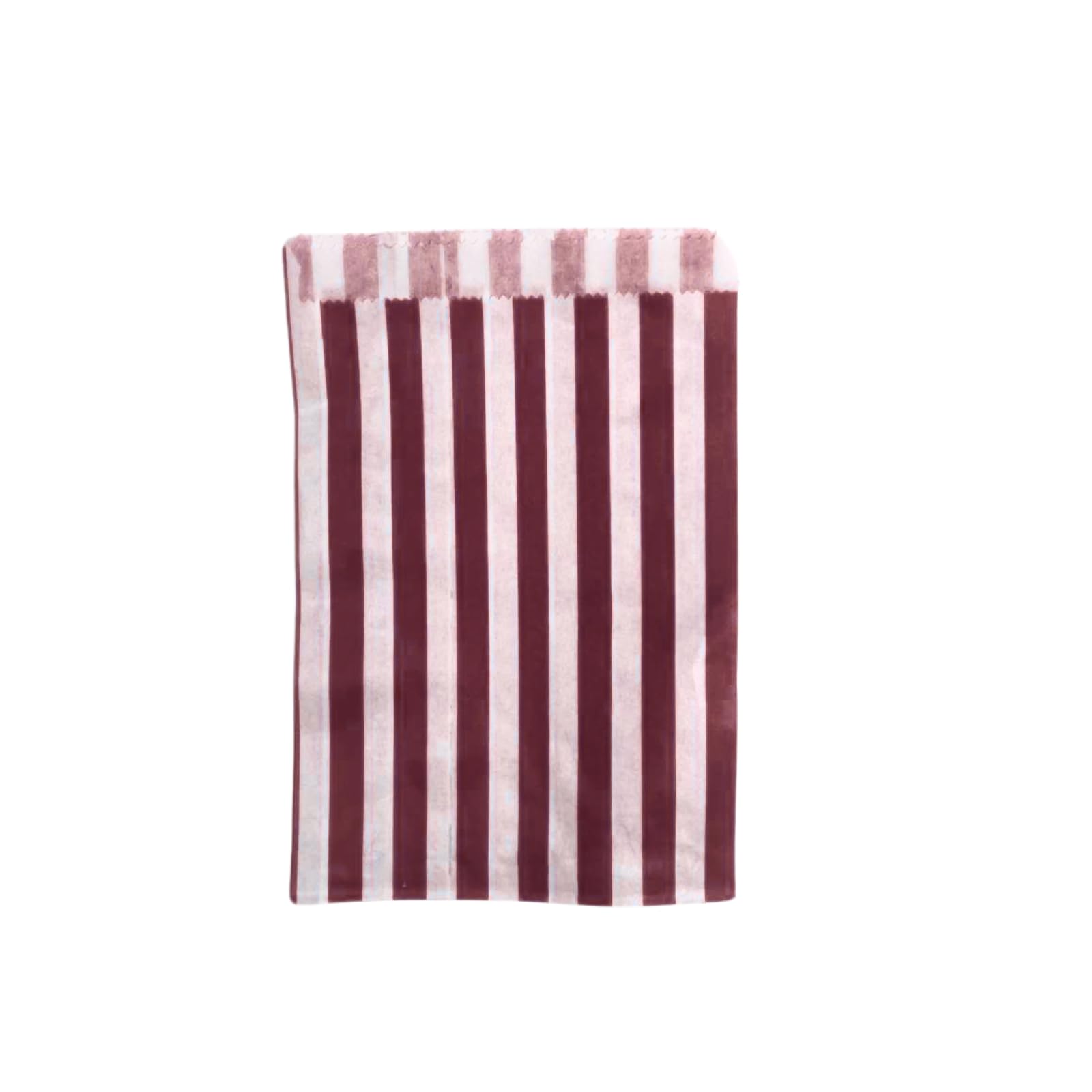 Brown Pick N Mix Sweet Candy Striped Paper Treat Bags - 10x14" Pack of 500