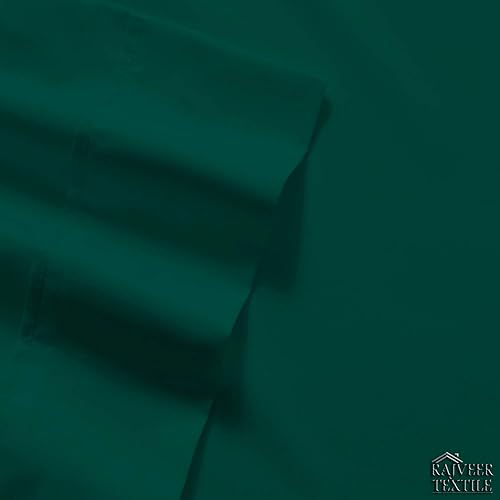 Miniatura 3 de Cotton Home - Juego de sábanas de 4 piezas, tamaño King, color verde azulado, calidad suave, bolsillo profundo de 15 pulgadas y juego de ropa de