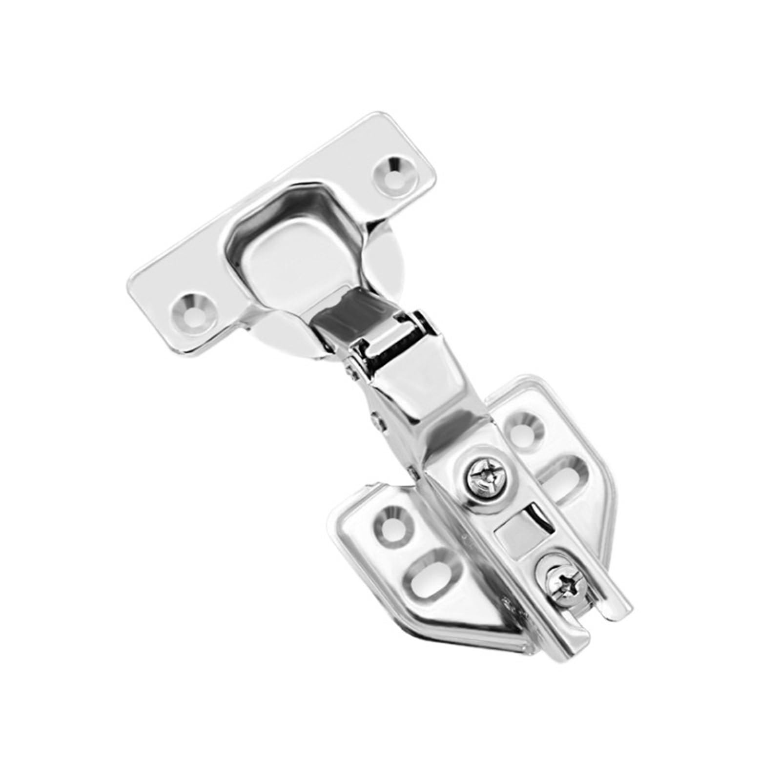 Kdhcvkz Fixed T-Mid Bend 1Pcs Cabinet Hinge Cold Rolled Steel Door Hinge(Fixed T-Mid Bend)