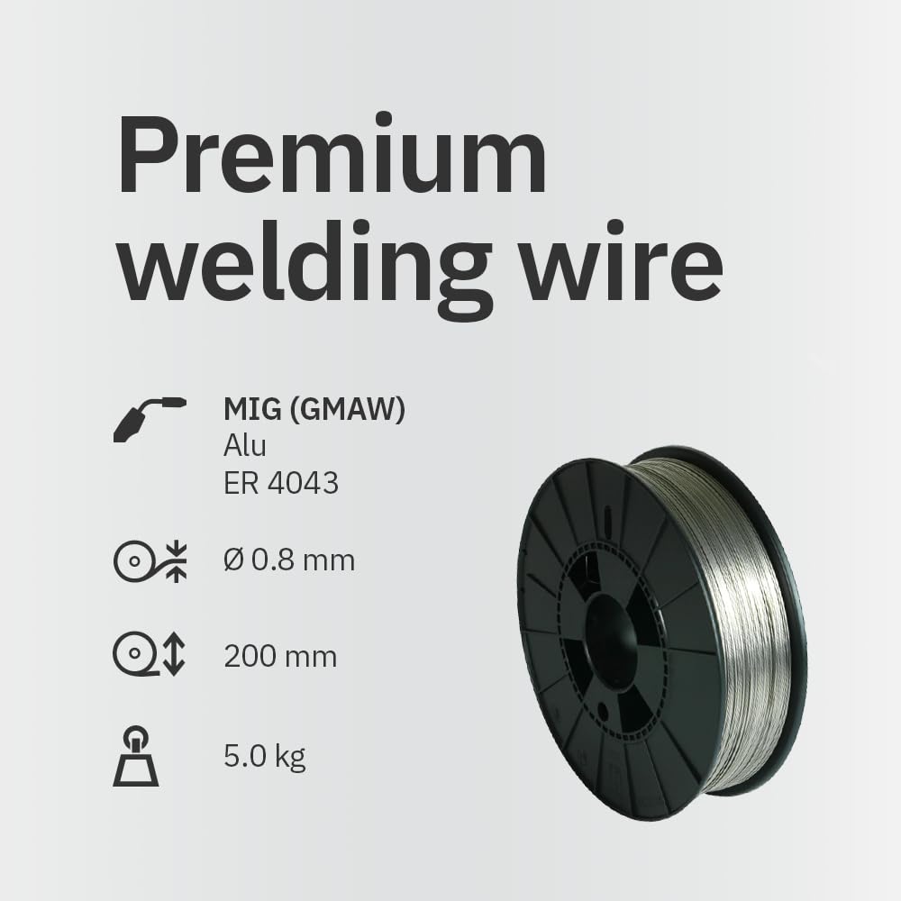 Gys Filo in Acciaio Inossidabile 086579, Diametro 0 8Mm, 5Kg