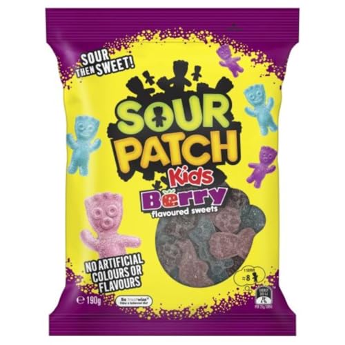 The Natural Confectionery Co. Sour Patch Kids Plant-Based Berry Gummy 190g