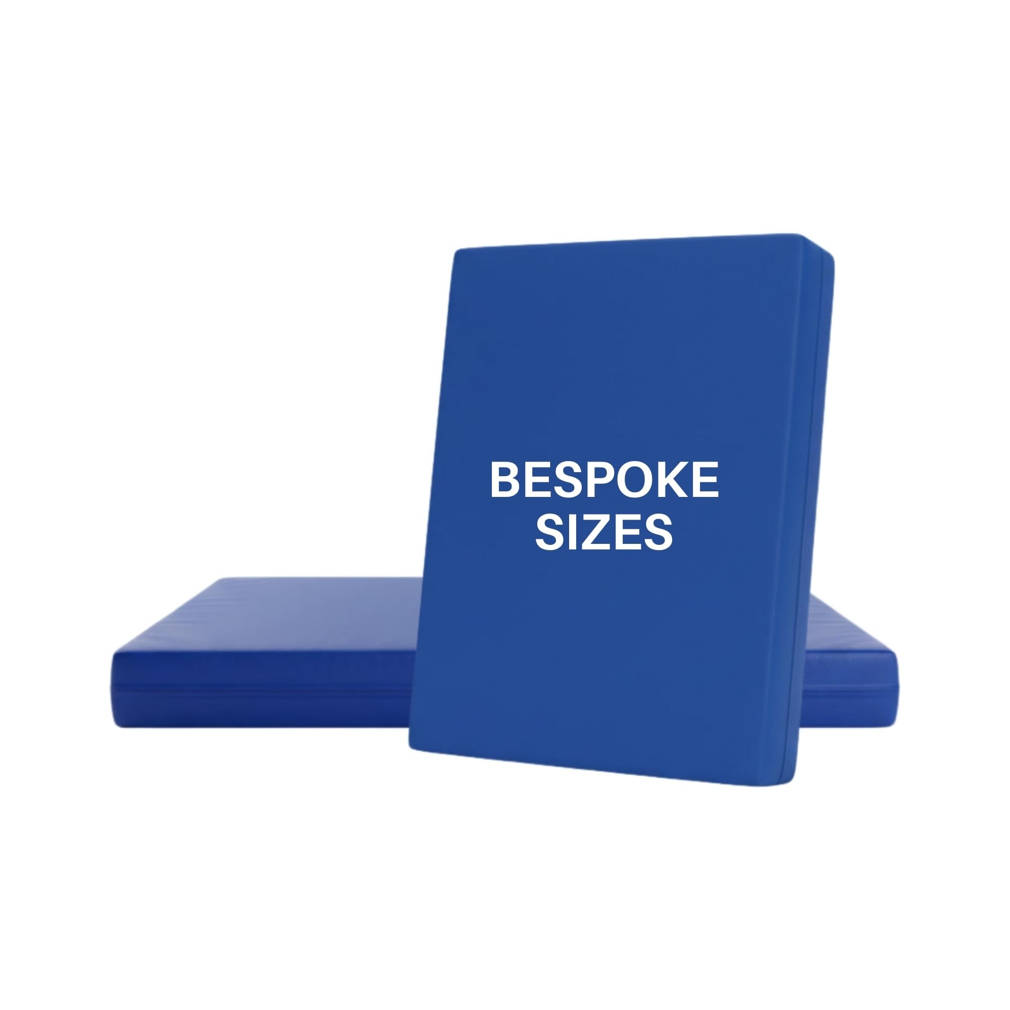 Custom Made Crash Mats Bespoke Gym Mats for Landing, Tumbling, Falling, Crashing Yoga Exercise Royal Blue, 9cm Thick