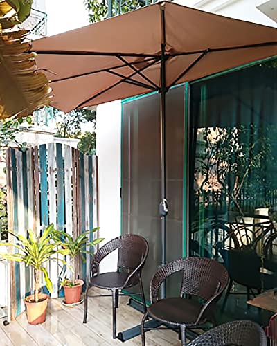 Parasol exterior CLSDRZC con protección UV reforzada y sistema de fácil montaje para terrazas 4