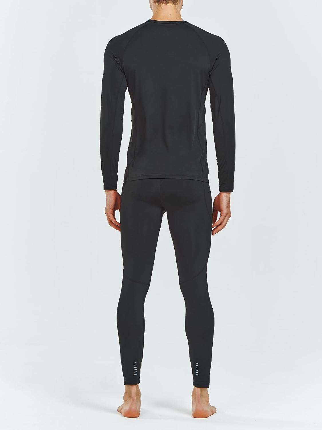 NORTHYARD Thermal Underwear for Men Long Johns Fleece Lined Base Layer Set for Winter Top Bottom with Pockets - Image 2