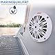 Pyle 2-Wege Lautsprecher Boxen, Aufbaulautsprecher – Outdoor Speaker – 200 Watt, Wasserdicht als Boot & Pool, Marine Lautsprecher mit Magnetstruktur, Weiß
