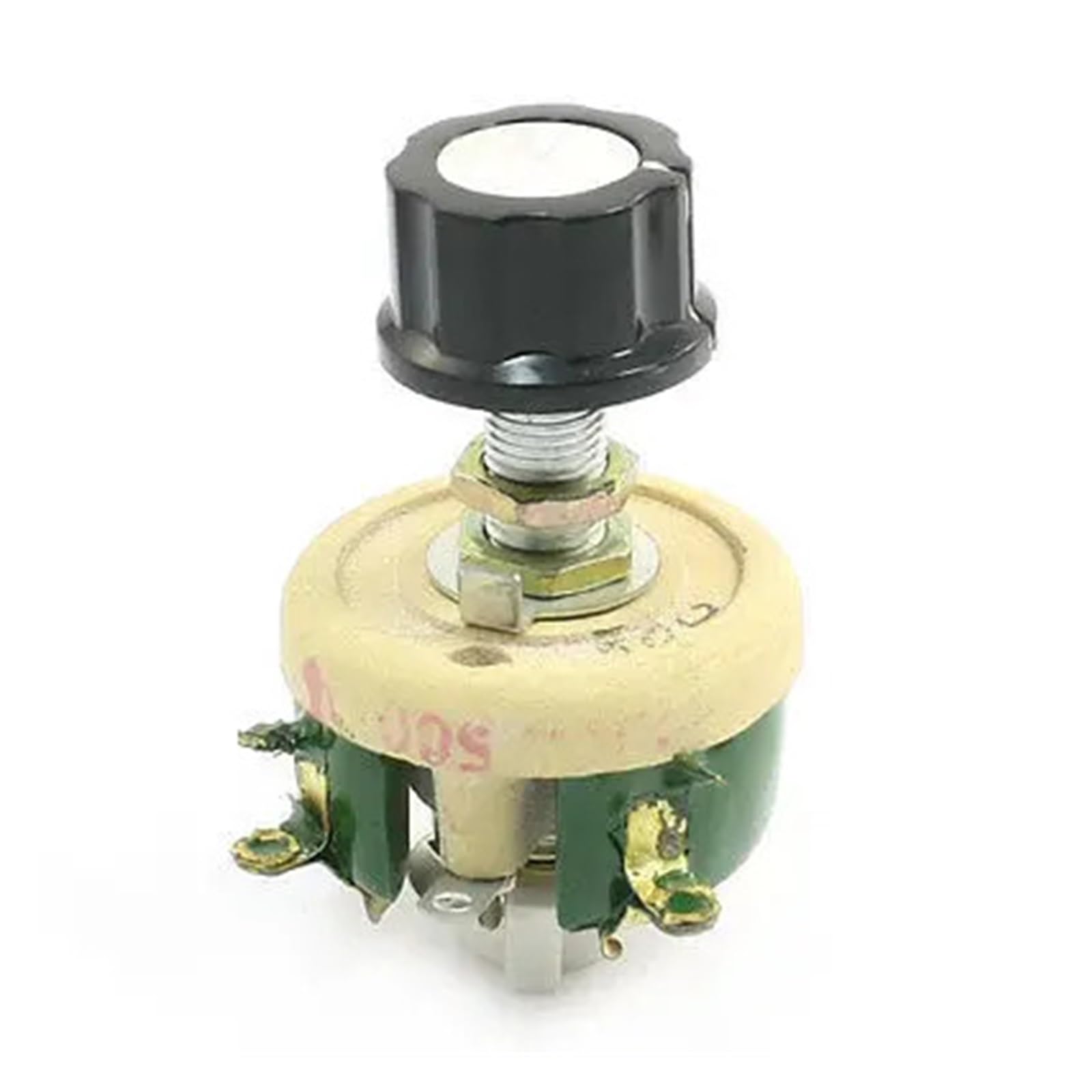 MUHM Potenciómetro cerámico bobinado Resistencia de reóstato Ajustable 25W 3k