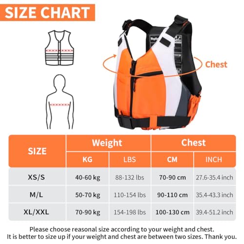 Owntop Buoyancy Aids Adults, Adjustable Buoyancy Jacket Unisex - Image 2